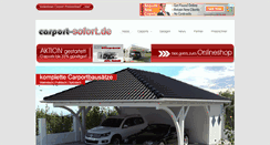 Desktop Screenshot of carport-sofort.de